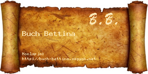 Buch Bettina névjegykártya